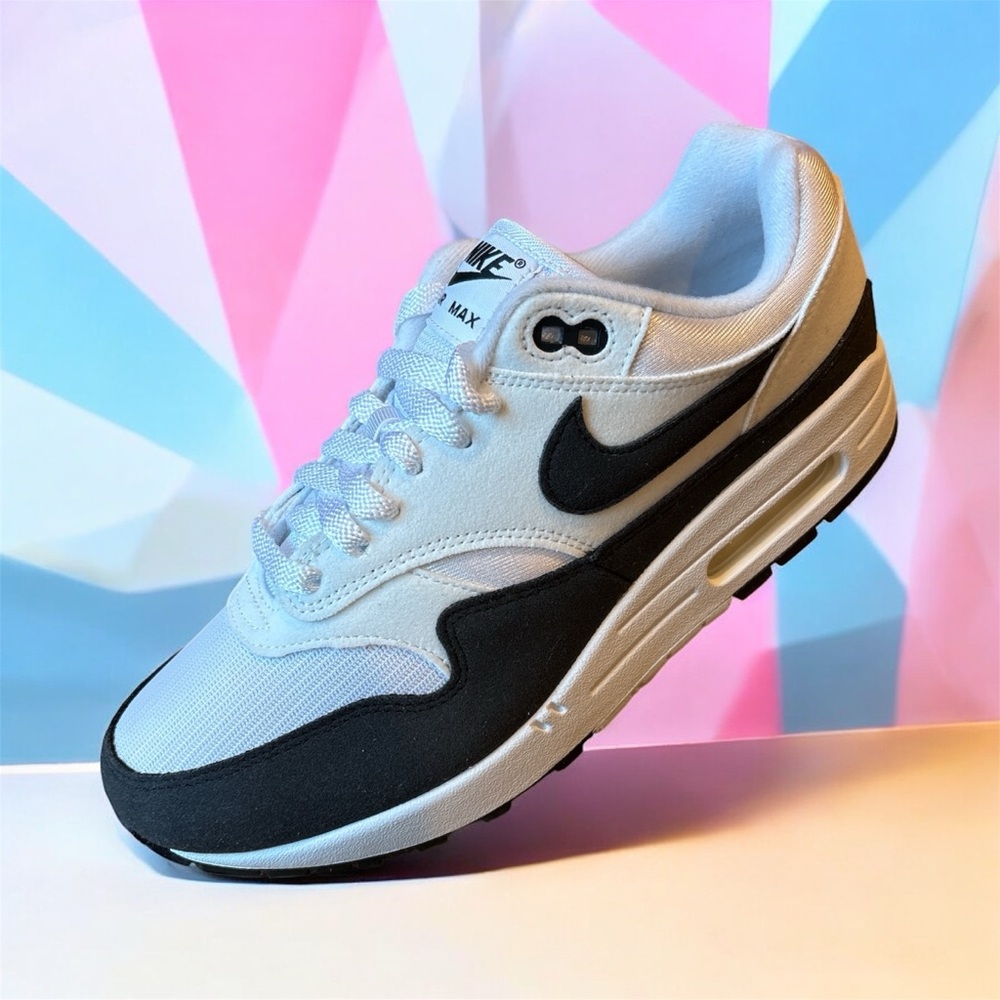 Nike Air Max 1 White Black Sneakers